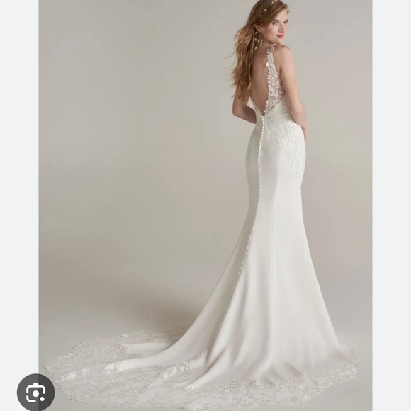 BNWT Rebecca Ingram Betty Lynette Wedding Gown Size 12 Bridal - Picture 4 of 5